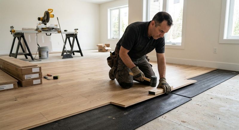 Engineered Wood Installation in Brookline, MA