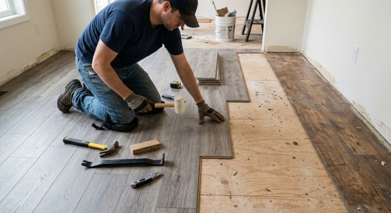 Laminate Floor Replacement in Boston, MA