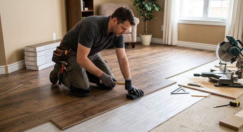 Laminate Floor Replacement in Chelsea, MA