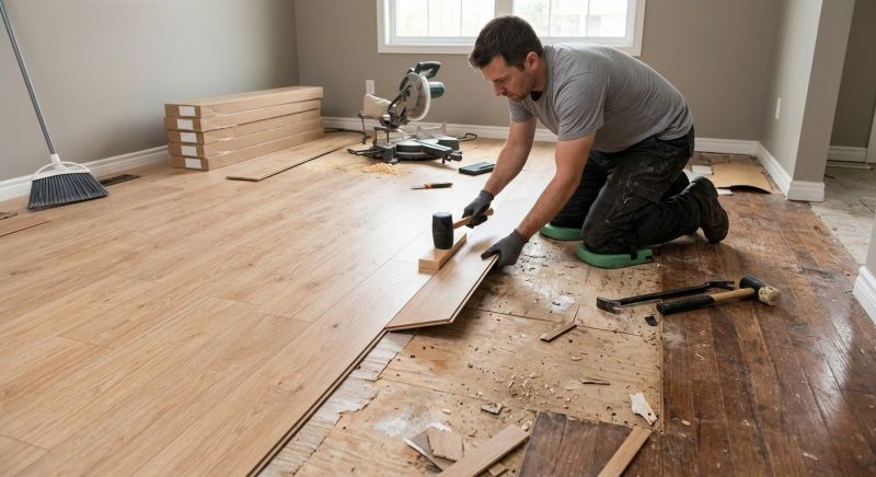 Laminate Floor Replacement in East Walpole, MA