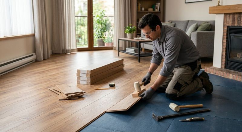 Laminate Floor Replacement in Jamaica Plain, MA