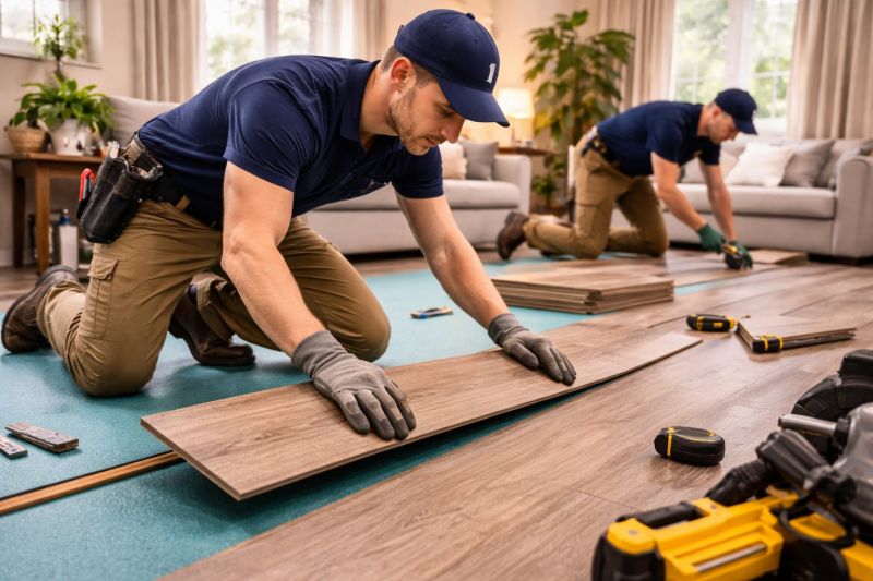 Laminate Floor Replacement in Lincoln, MA