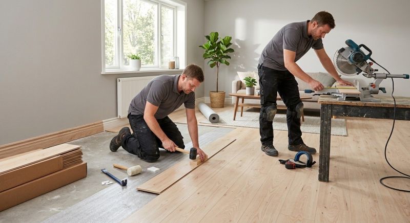 Laminate Wood Installation in Brookline, MA