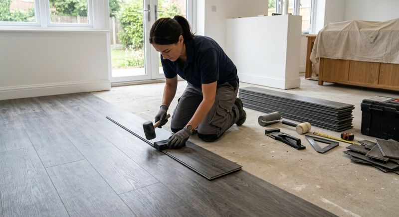 Luxury Vinyl Tile Installation in Billerica, MA
