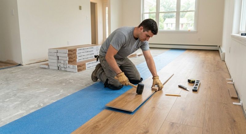 Lvt Flooring Installation in Beverly, MA