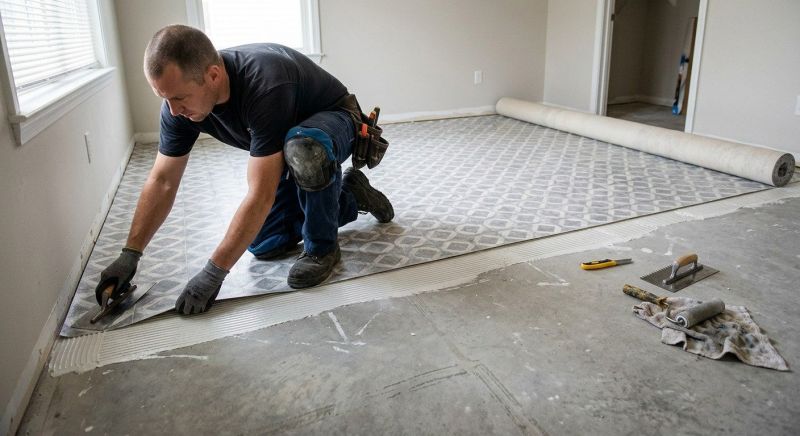 Sheet Flooring Installation in Brighton, MA