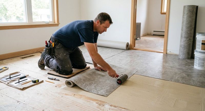 Sheet Flooring Installation in Lexington, MA