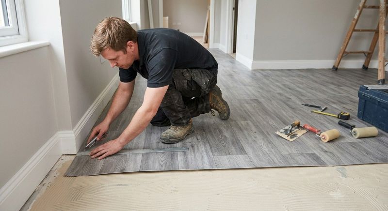 Sheet Vinyl Installation in Chestnut Hill, MA