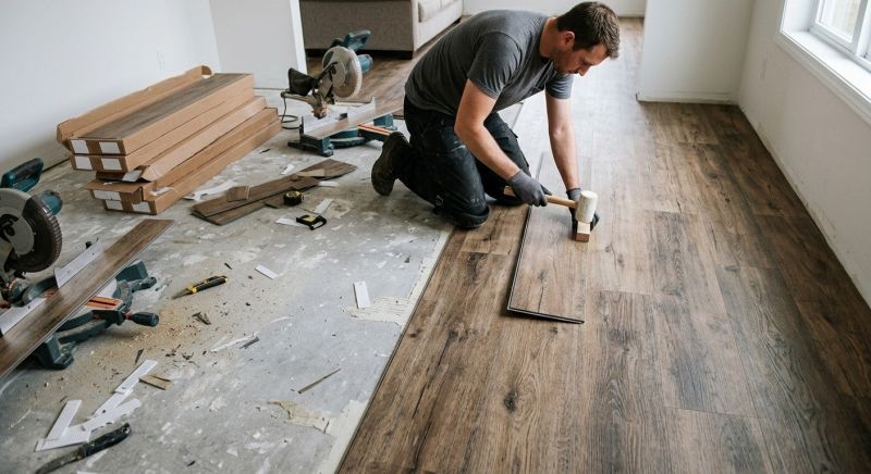 Vinyl Floor Replacement in Brookline, MA