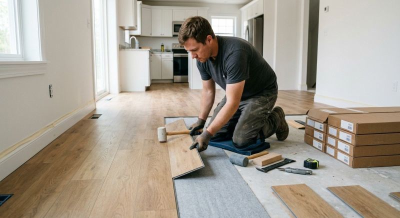 Vinyl Flooring Installation in Burlington, MA