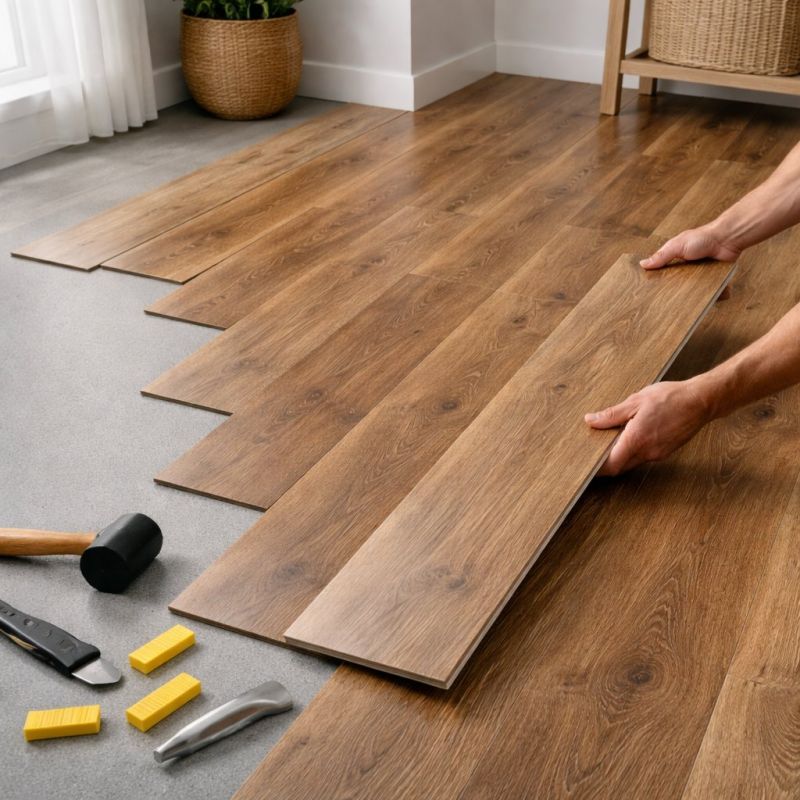 Vinyl Plank Floor Installation in Brookline, MA