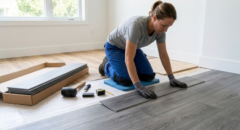 Vinyl Tile Installation in Brookline, MA