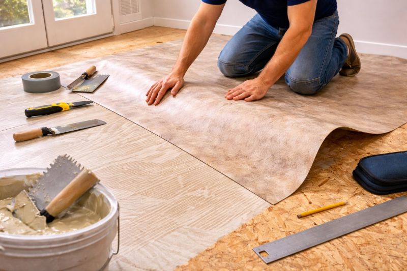 Sheet Flooring Installation