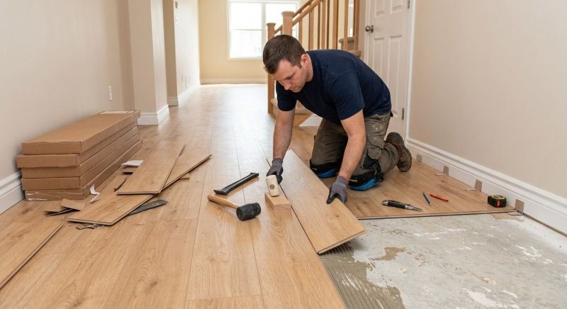 Laminate Floor Installation in Sharon, MA